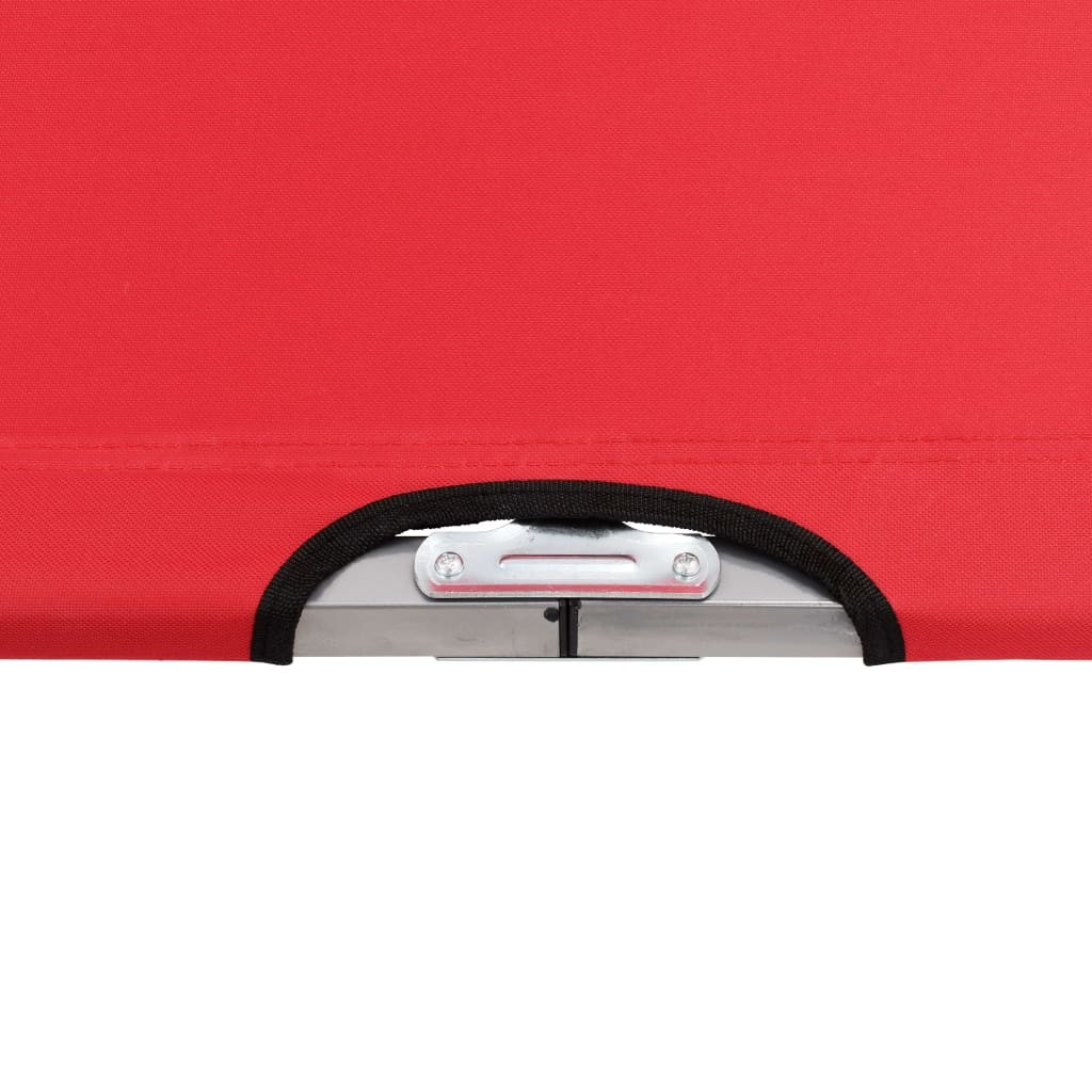 Camping Bed 190x74x47 cm XL Red